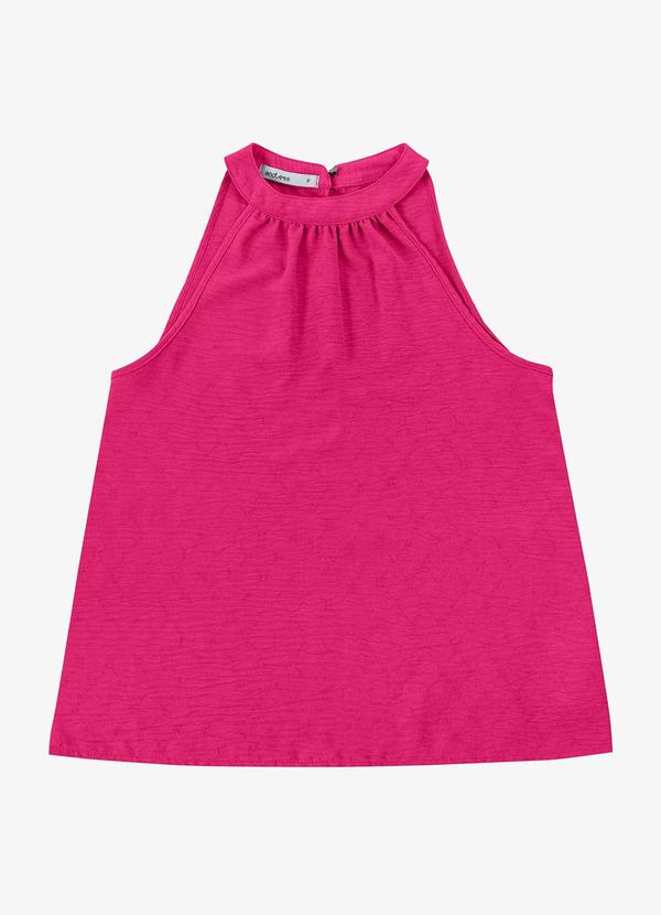 Blusa Feminina de Alça Lisa Rosa