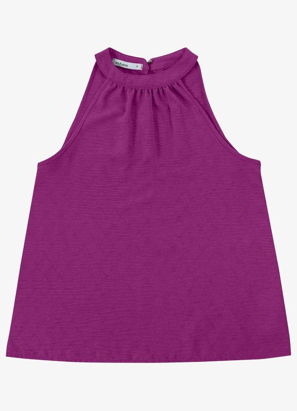 Blusa Feminina de Alça Lisa Roxo