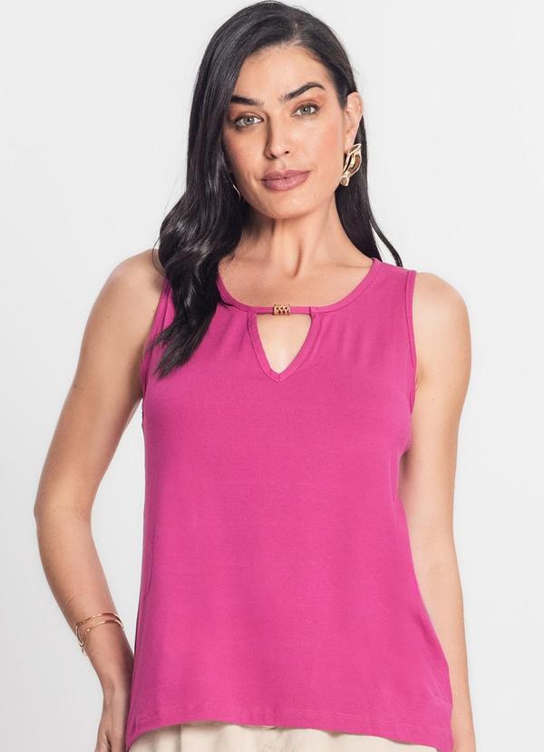 Blusa Feminina Estampada Infinita Cor Rosa