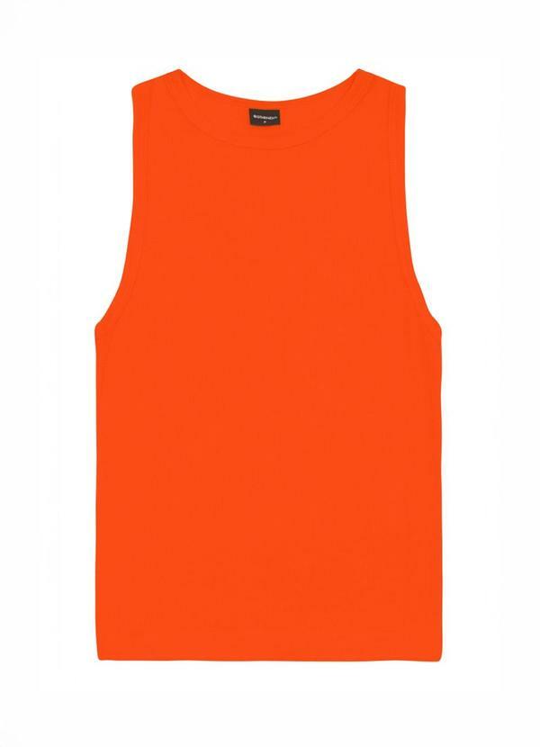 Blusa Feminina Viscose Colmeia Laranja