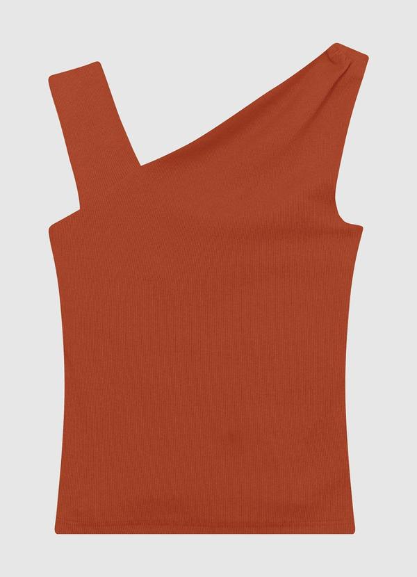 Blusa Justa Ribana Comfort Laranja