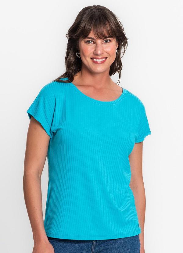 Vista 2 Blusa Ribana Feminina Verde Rovitex Rovitex