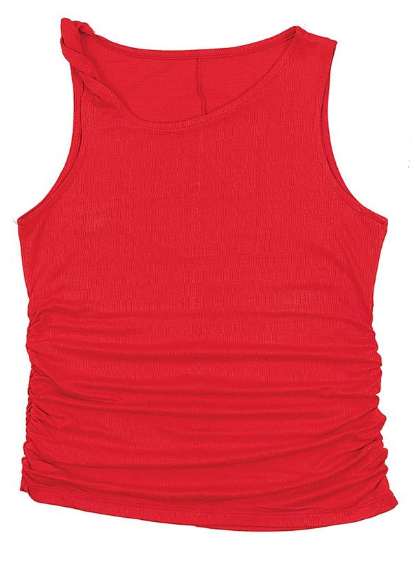 Regata Adulto Feminino Vermelho