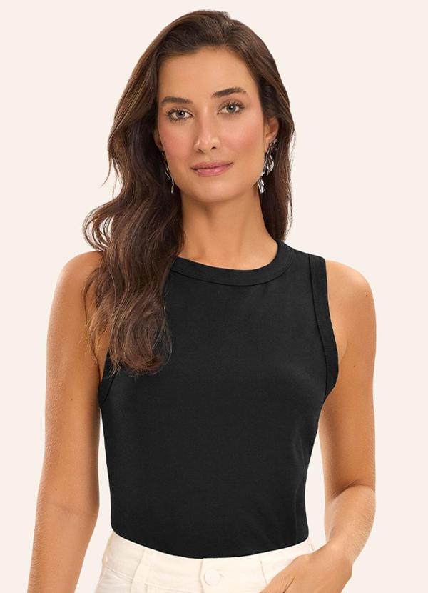 Regata Básica Feminina Preto