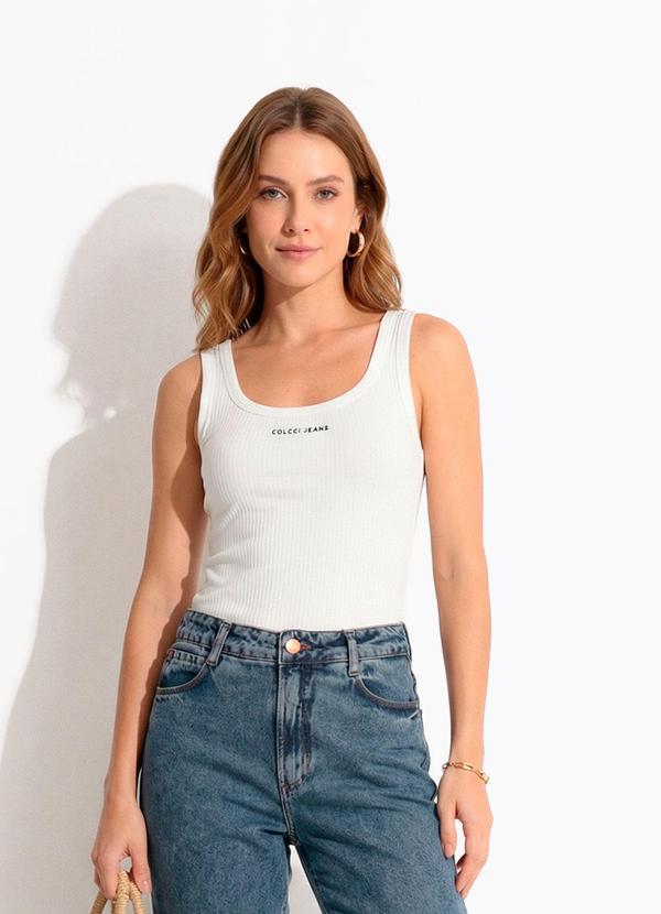 Regata Canelada Cj Off White