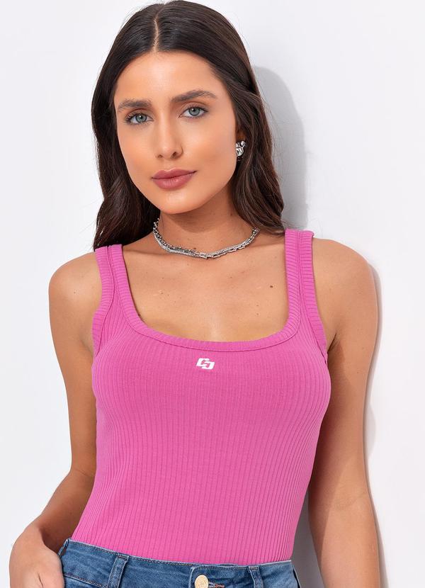 Regata Canelada Rosa