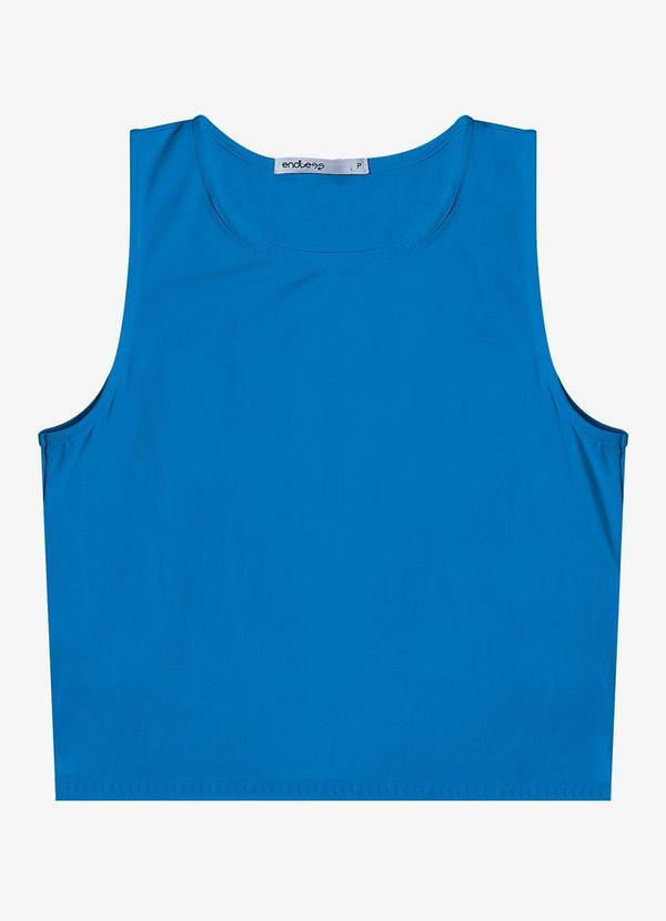 Regata de Viscotorcion Básica Feminina Azul