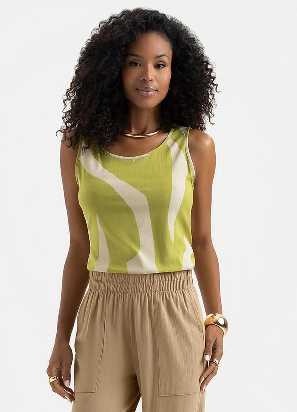 Regata em Viscose Verde