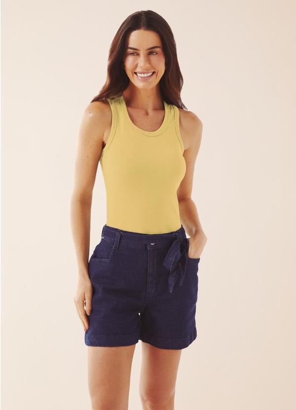 Regata Feminina Amarelo