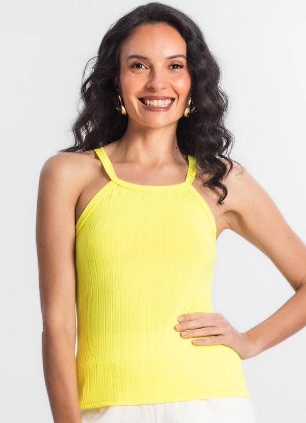 Regata Feminina Amarelo