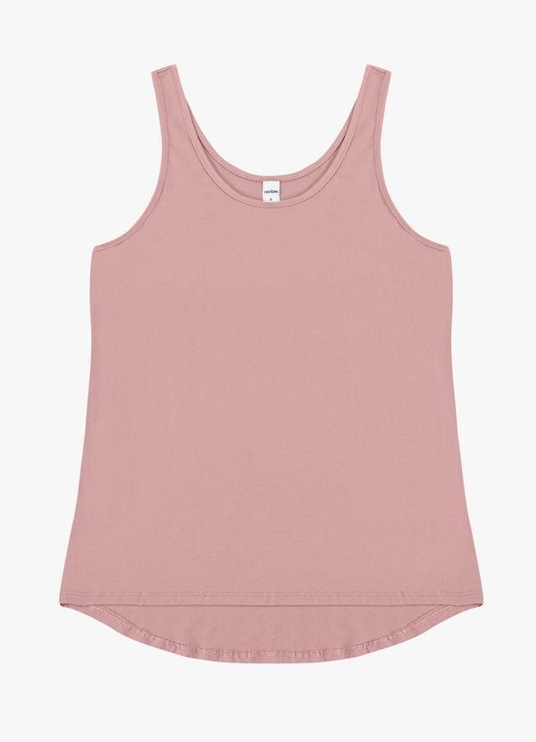 Regata Feminina Básica em Viscotorcion Rosa