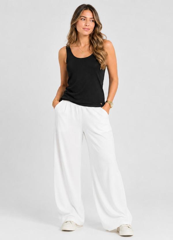 Regata Feminina Básica Preto