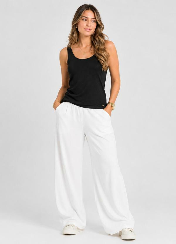 Regata Feminina Básica Preto