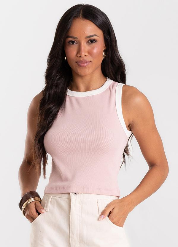 Regata Feminina Básica Ribana Rosa