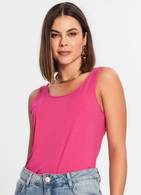 Regata Feminina Básica Rosa