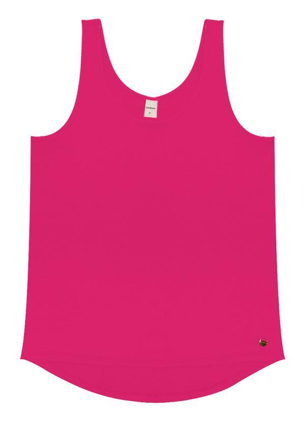 Vista 2 Regata Feminina Básica Rosa Rovitex Rovitex