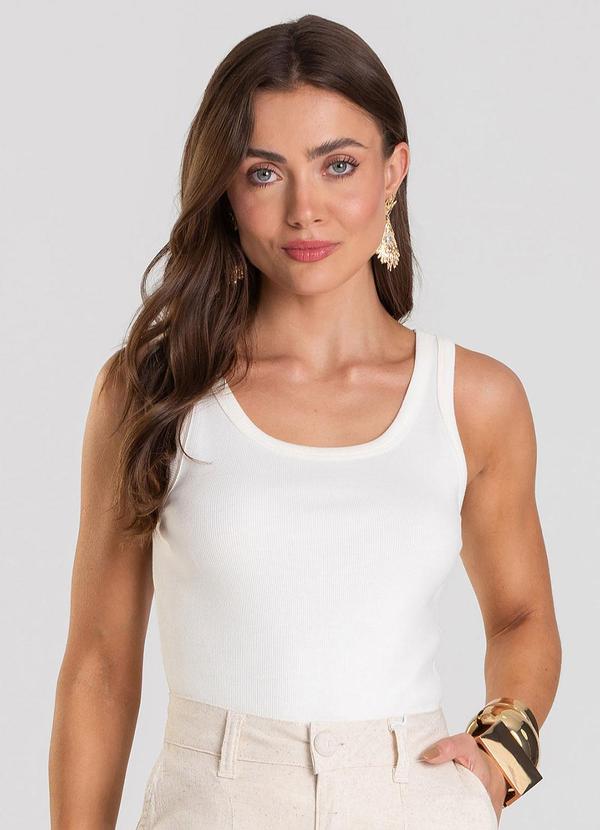 Regata Feminina Canelada Bege