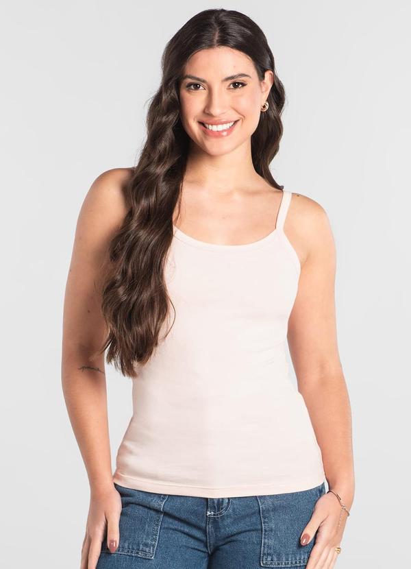 Regata Feminina em Cotton Rosa