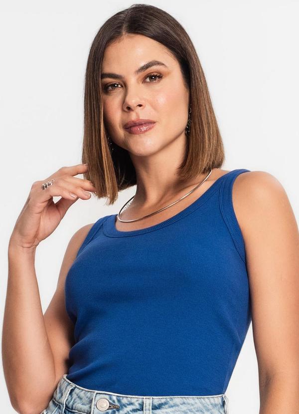 Regata Feminina em Ribana Azul