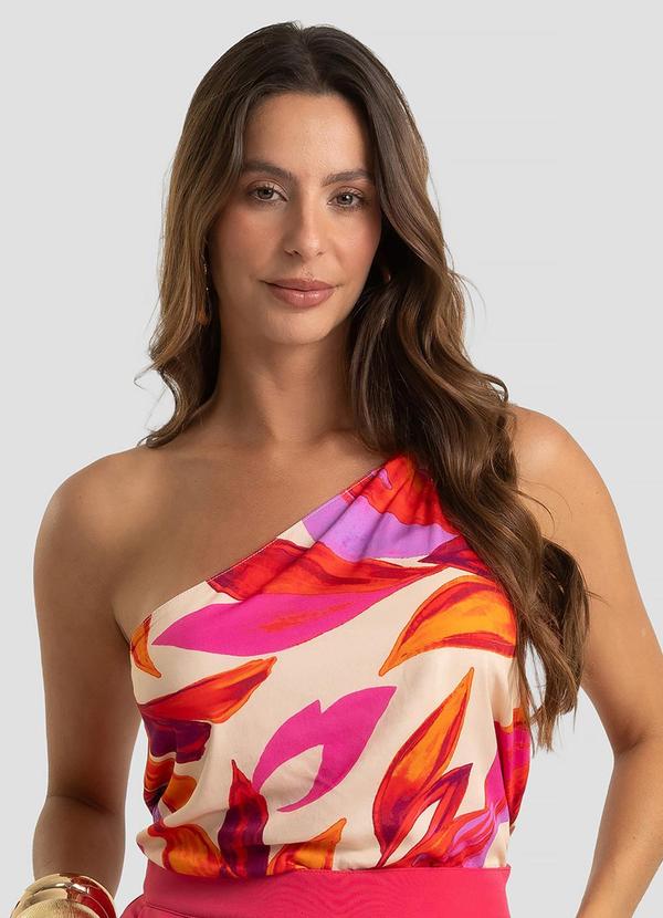 Regata Feminina em Viscose Khyara Acetinada Laran