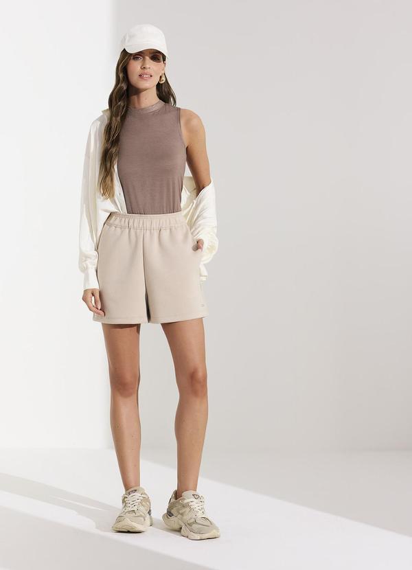 Regata Feminina em Viscose Marrom