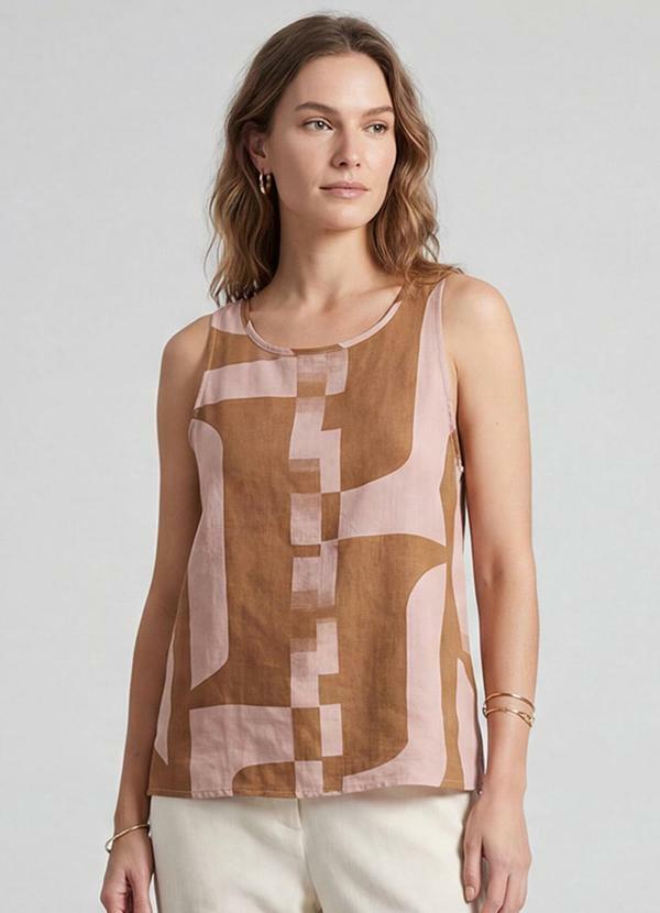 Regata Feminina em Viscose Preto