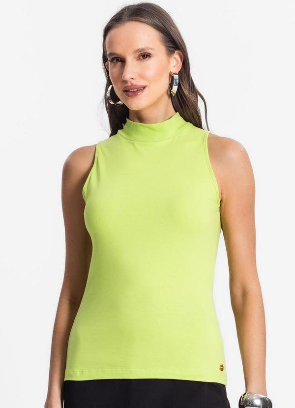 Regata Feminina Gola Alta Verde