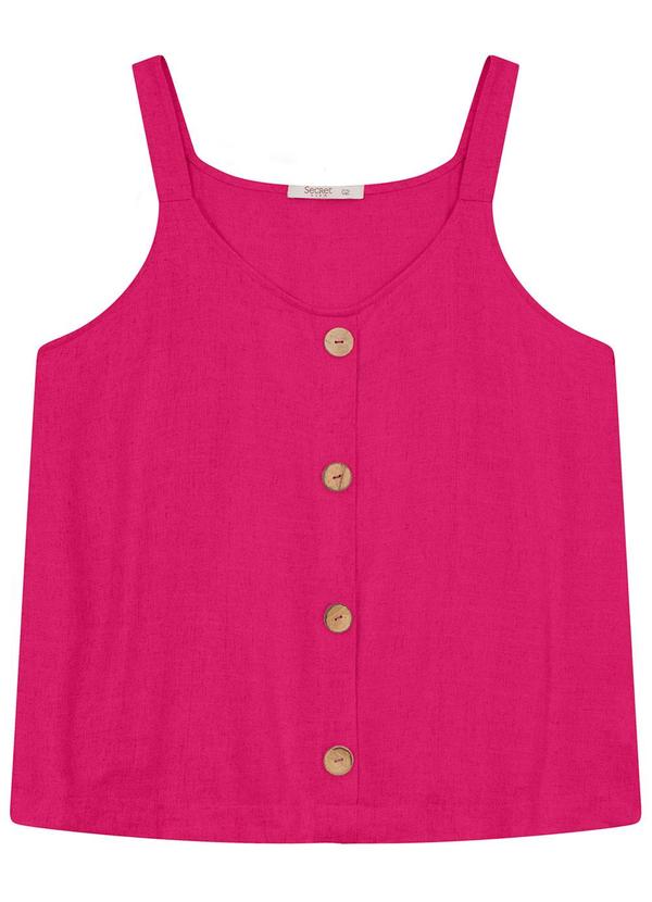 Regata Feminina Plus Size Rosa