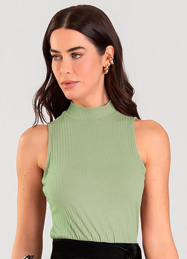 Regata Gola Alta Feminina Verde