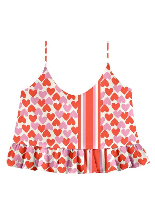 Vista 2 Regata Viscose Vermelho Angel Angel