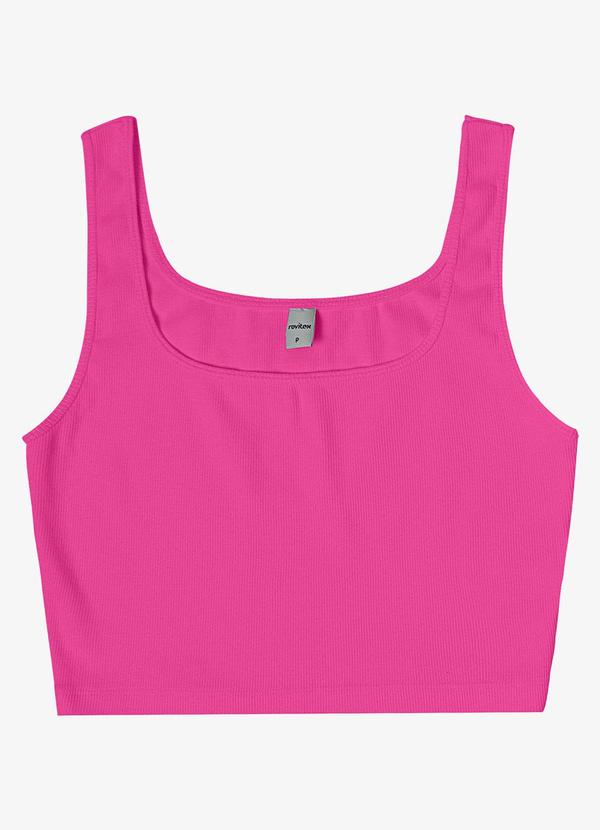 Top Básico Feminino em Ribana Rosa