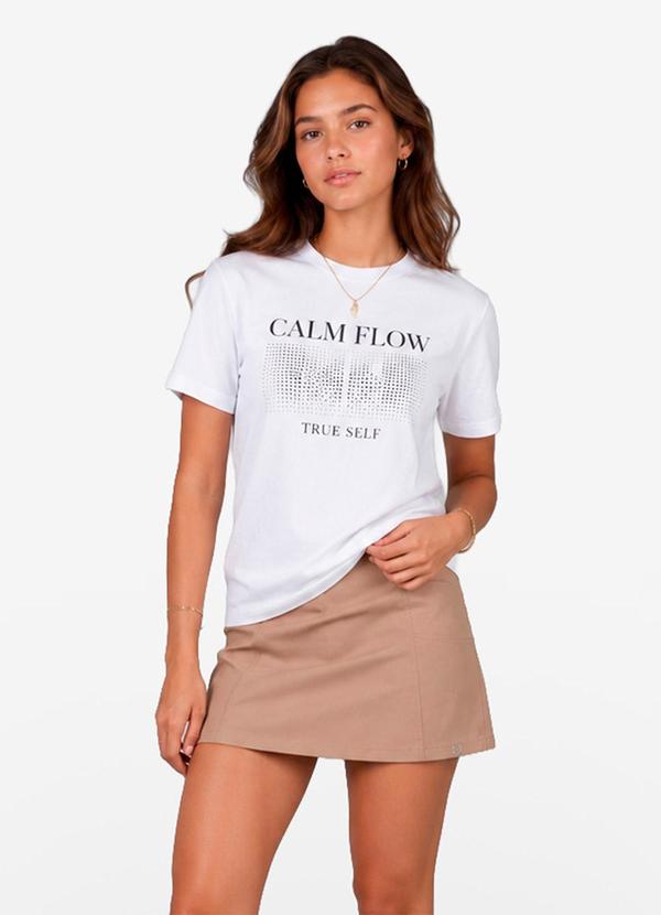 Shorts Saia Feminina Sarja Cotton Marrom