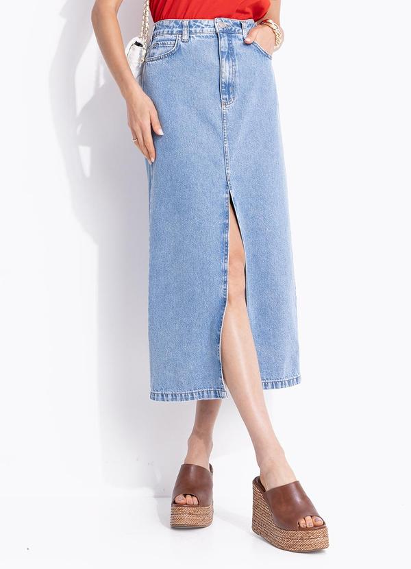 Saia Jeans Azul