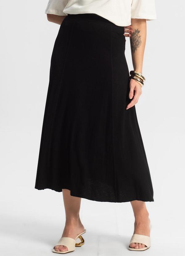 Vista 2 Saia Midi Endlesss Preto Endless