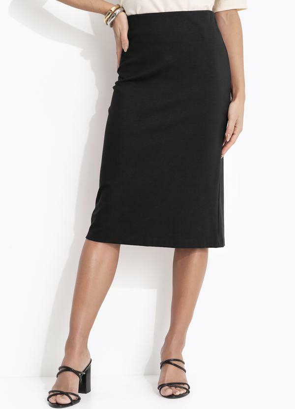 Saia Midi Preto