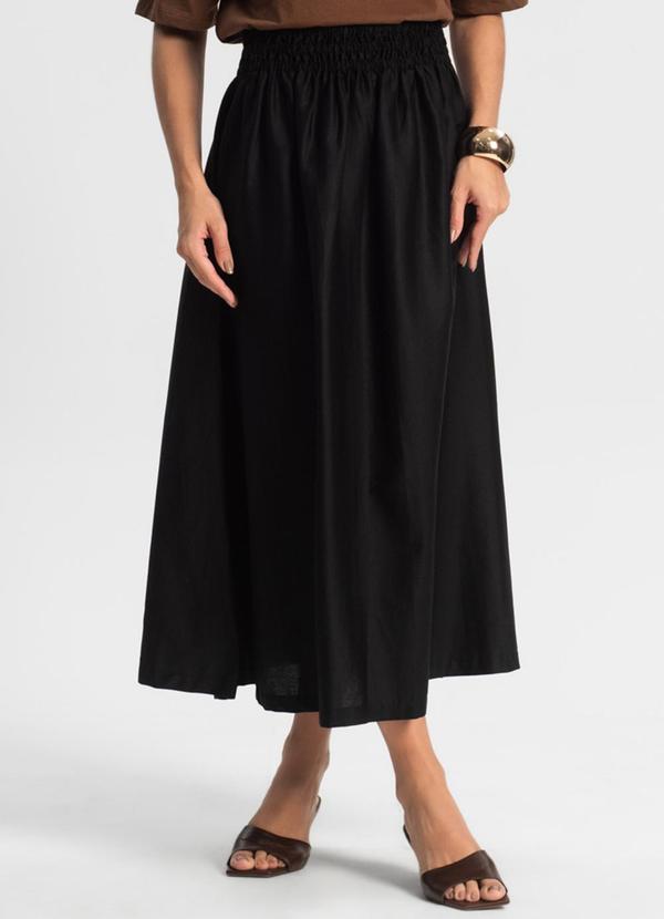 Saia Midi Preto
