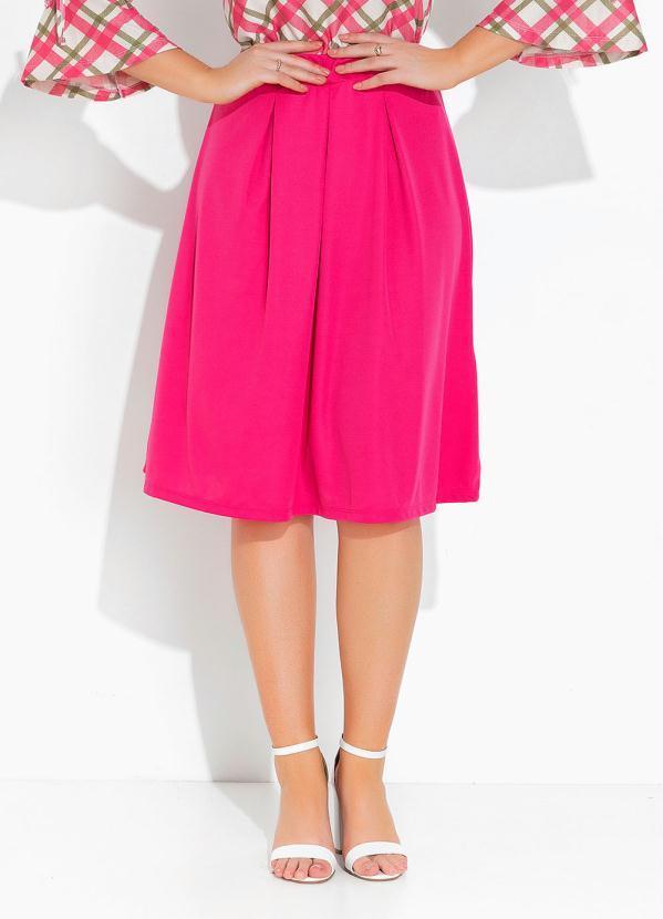 Vista 2 Saia Pink com Pregas Rosalie Rosalie