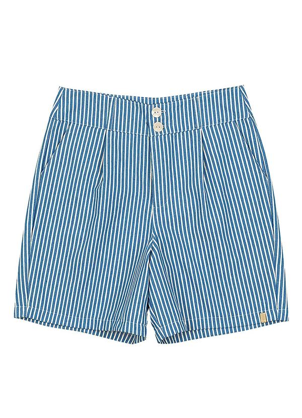 Short Adulto Feminino Azul