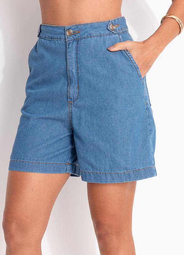 Short Azul Claro em Jeans