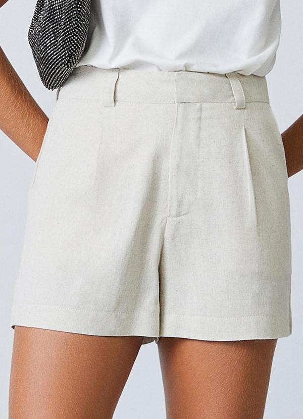 Short de Linho Cru Cru