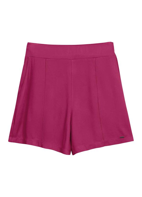 Short Feminino Alfaiataria Rosa