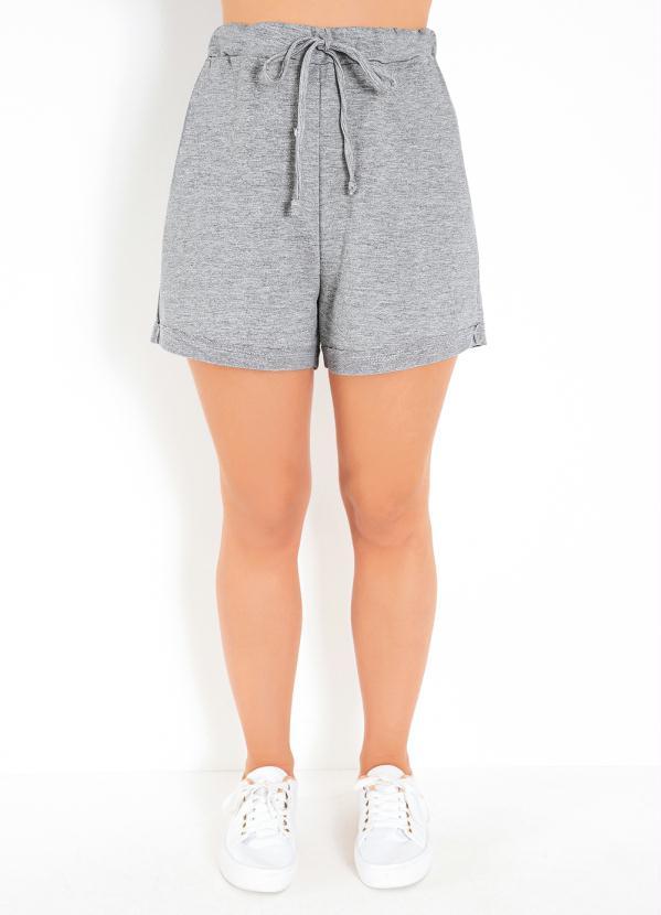 Short Mescla com Bolsos Traseiros