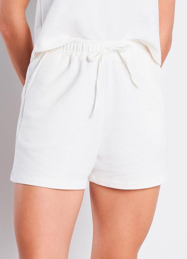 Short Moletinho Essenza Off White
