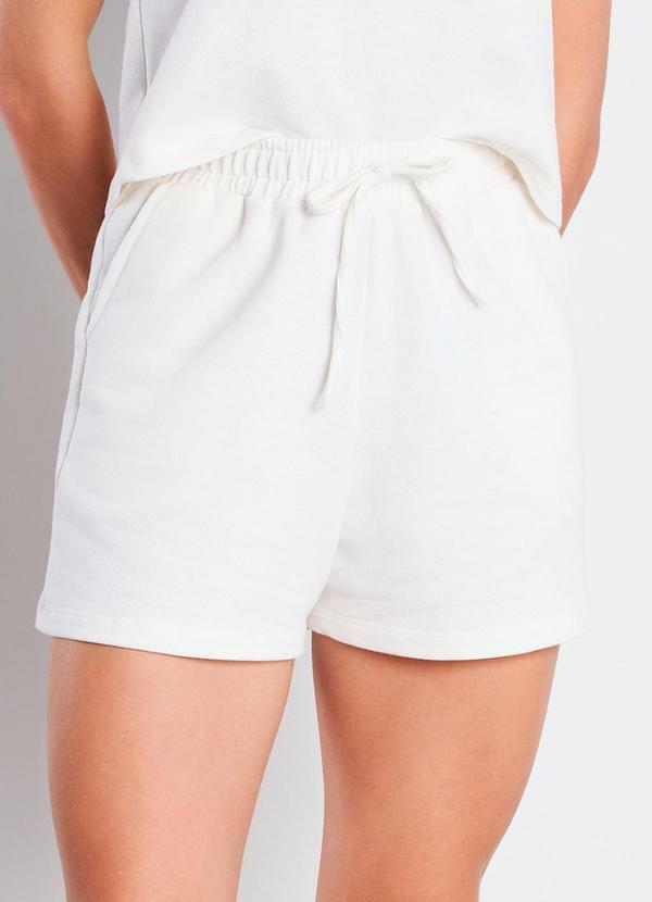 Short Moletinho Essenza Off White