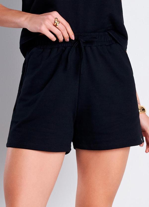 Short Moletinho Essenza Preto