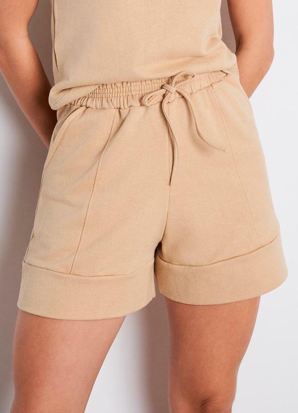 Short Moletinho Serena Cappuccino