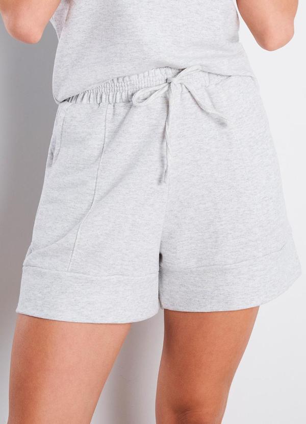 Short Moletinho Serena Mescla Banana
