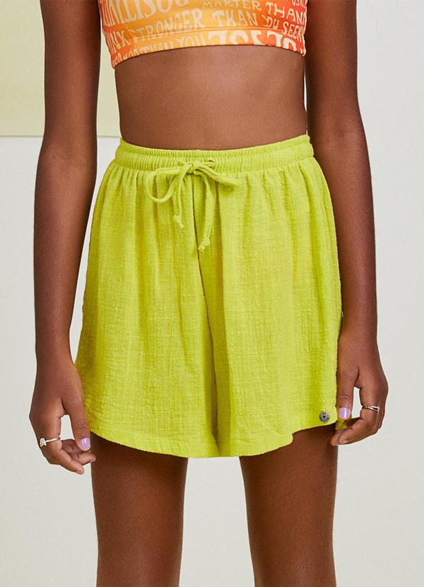 Short Saída de Praia Verde Limão