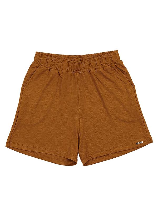 Short Teen Feminino Marrom