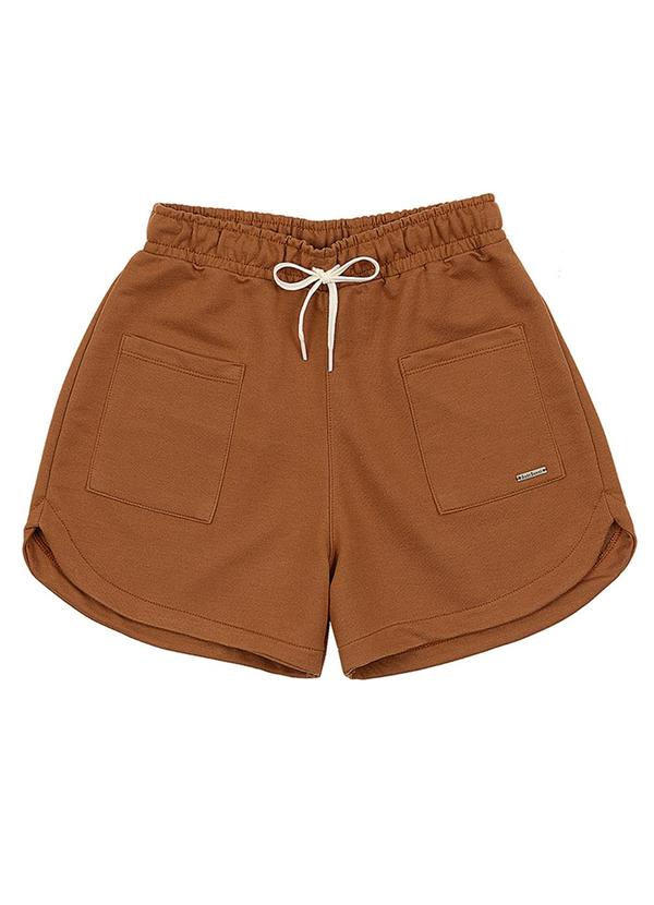 Short Teen Feminino Marrom